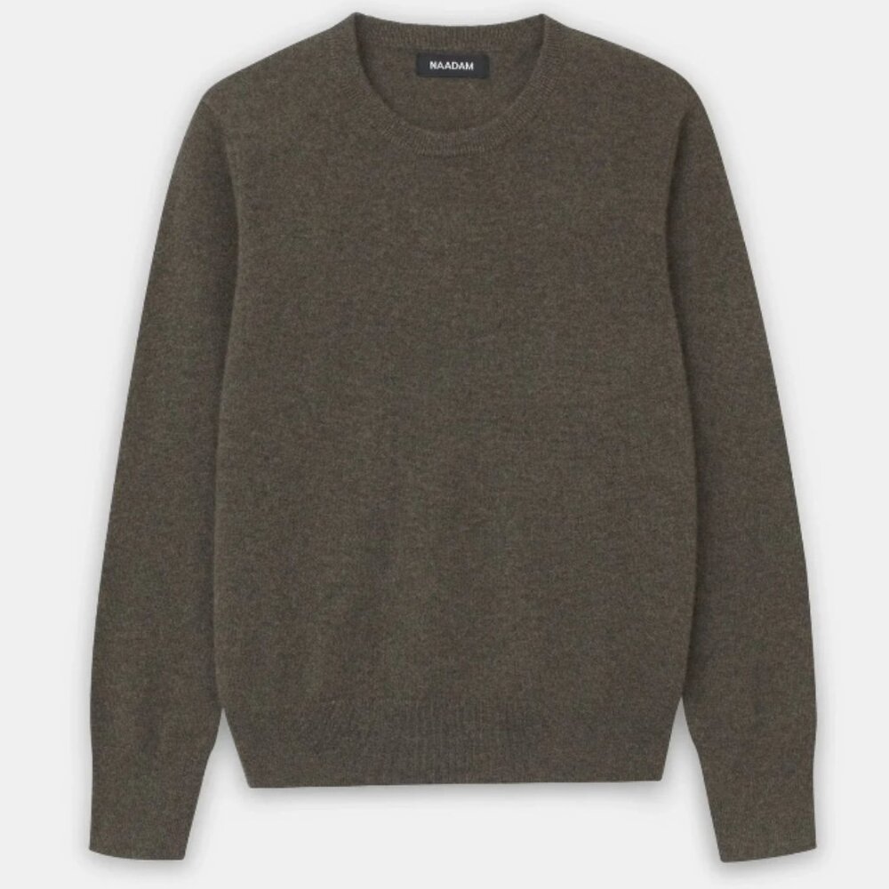 NAADAM The Original 100% Cashmere Sweater - XXS in Olive